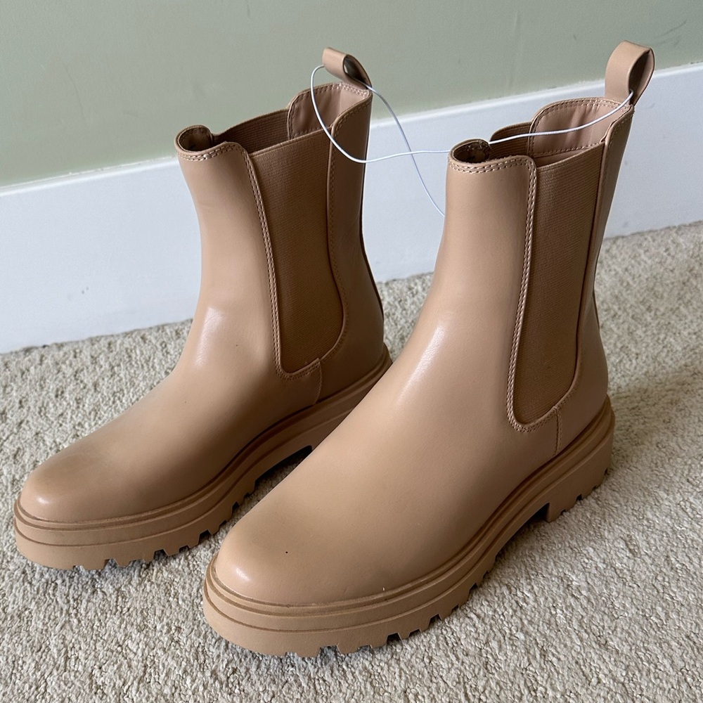 Target Tan Ankle Boots Modern Chelsea Style